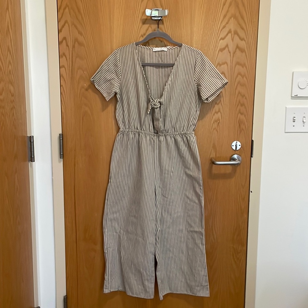 Striped jumpsuit